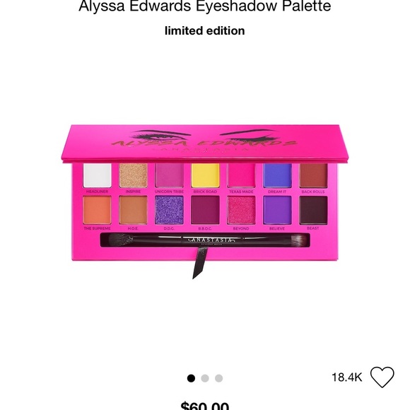 SOLD ABH- Limited Edition Alyssa Edwards BNIB - Picture 2 of 3